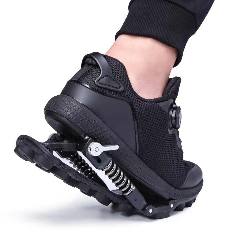 Running Shoes - Mechanical Shoes With Steel Spring Wire