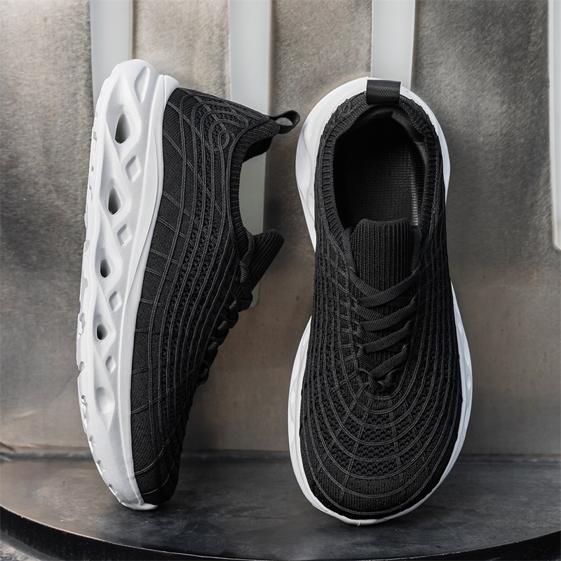 Shock Absorbing Gym Trainers - Nre Trend Mens Sneakers Lightweight Breathable