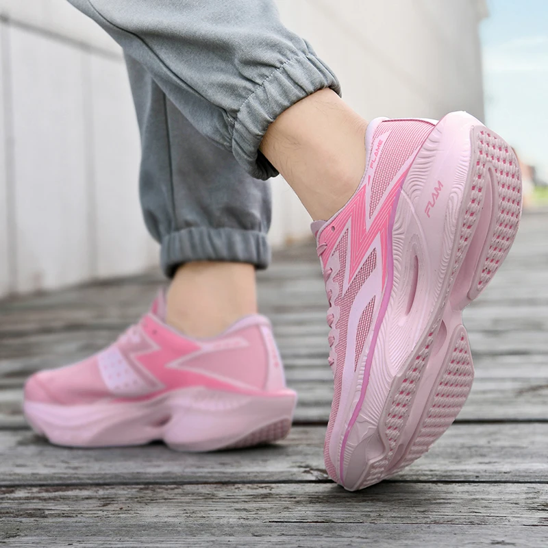 Running Shoes Carbon Board Spe - đánh giá và giá Breathable Mesh Athletic Shoes