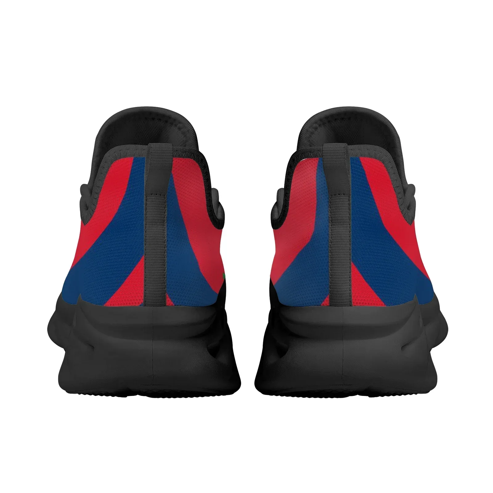 Dominican Flag National Emblem - đánh giá và giá Knit Fabric Lace Up Sneakers