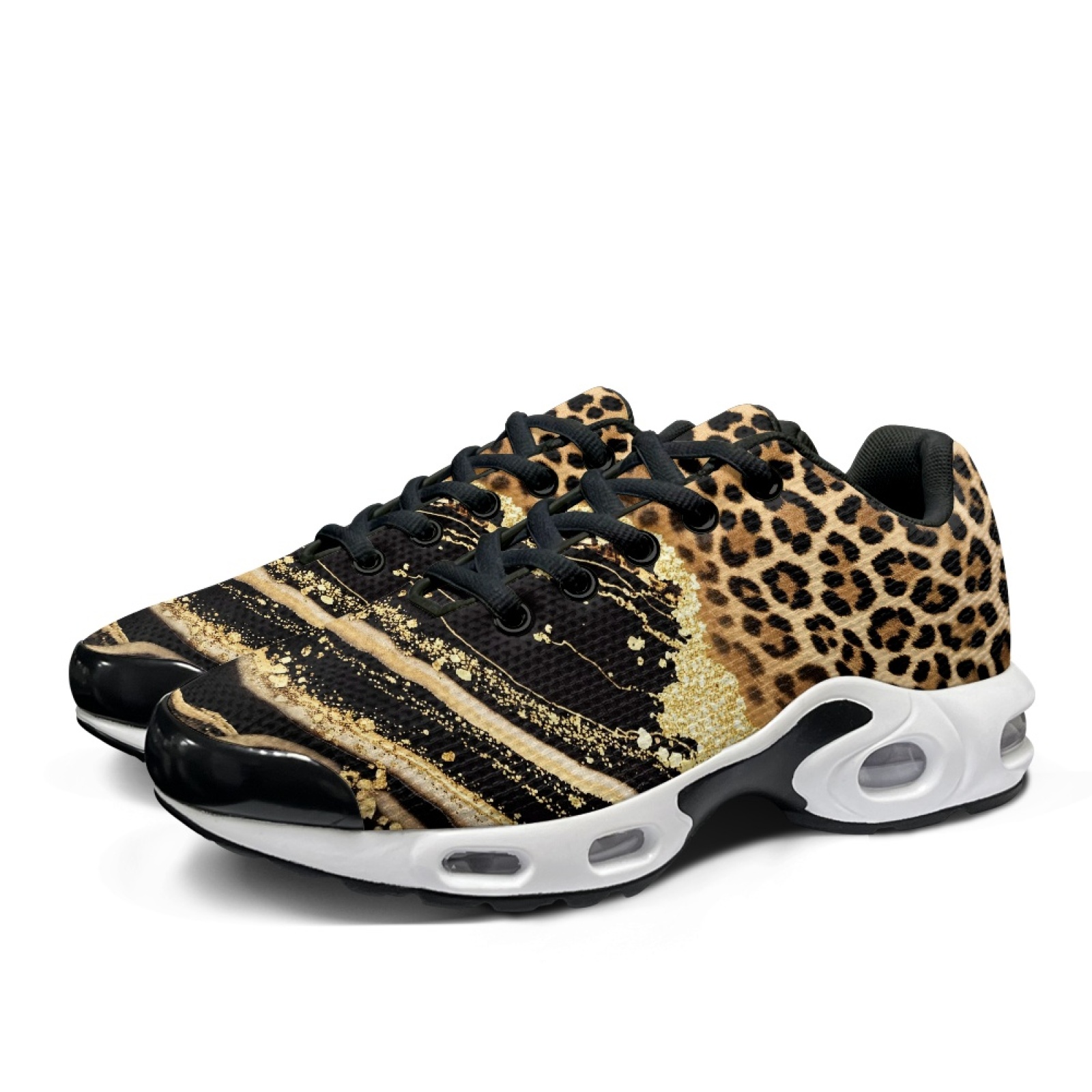 PENSTROLL Leopard Print Workou - đánh giá và giá Air Cushion Jogger Shoes Men