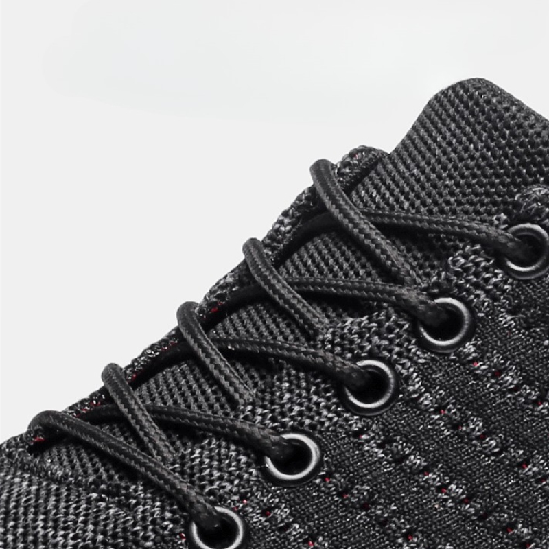 Men's Sneakers Knit Shoes Fash - đánh giá và giá Knit Fabric Lace Up Sneakers