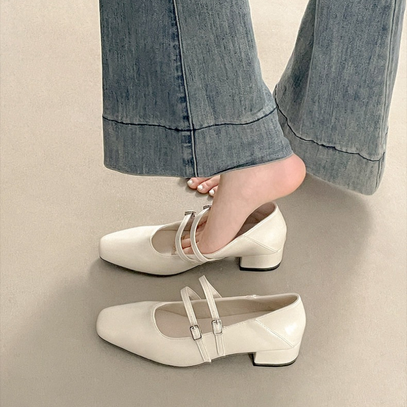 Square Toe Low Heel Women Silv - đánh giá và giá Women'S Shoes