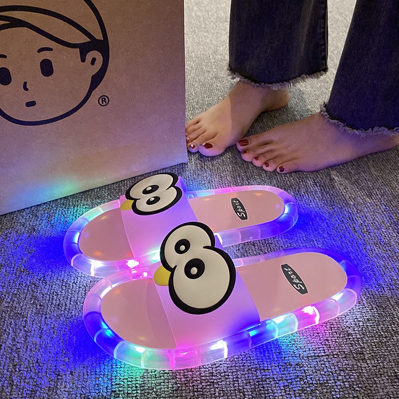 Funny Big Eyes Luminous Slide  - đánh giá và giá Sandals