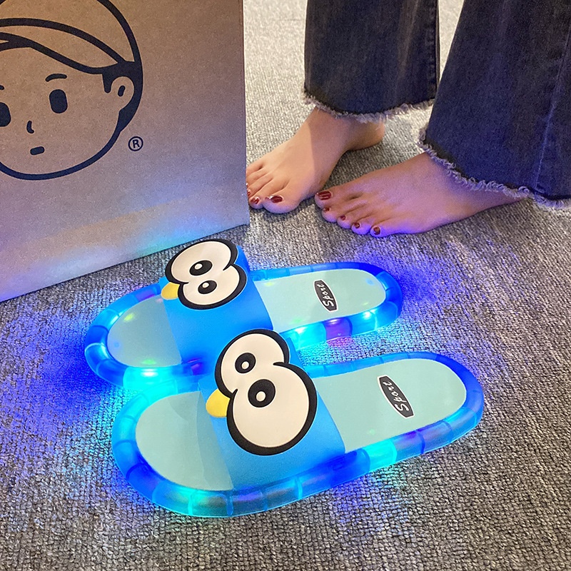 Funny Big Eyes Luminous Slide  - đánh giá và giá Sandals