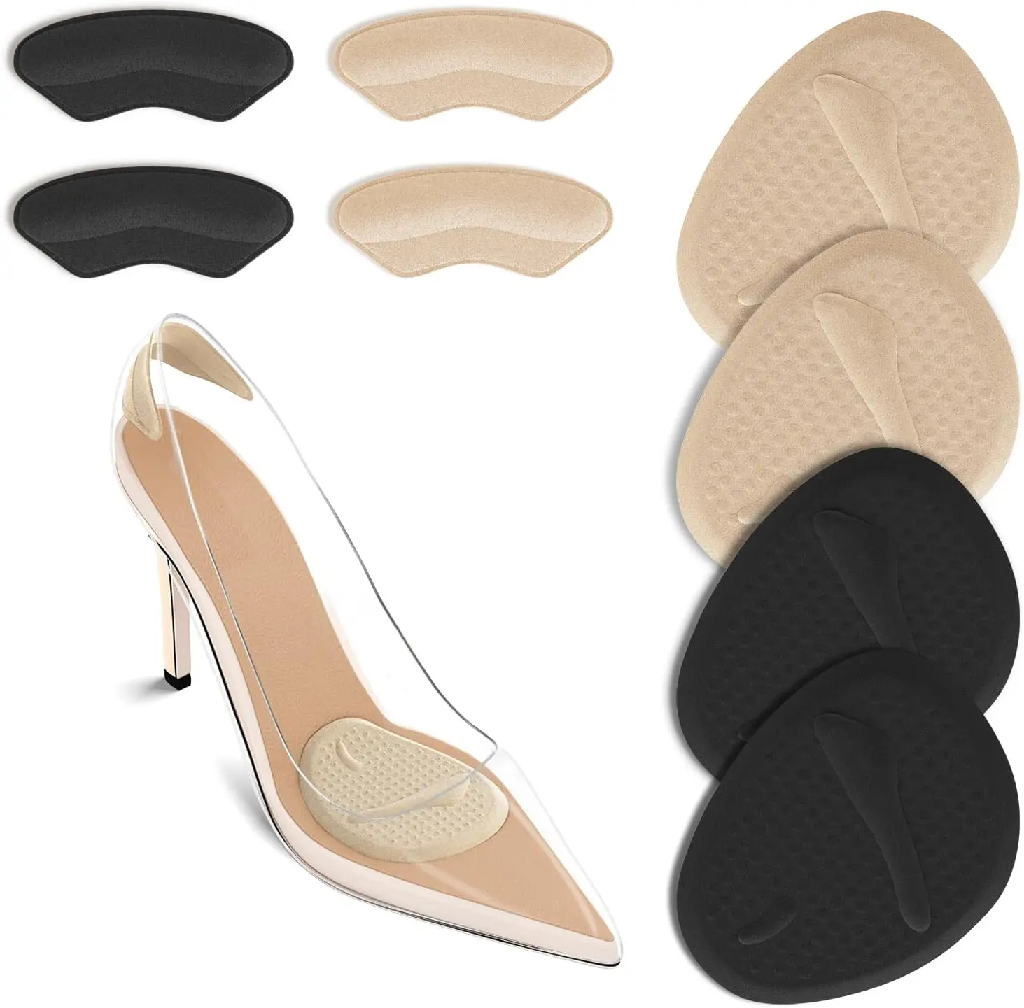 2 Sets Heel Pads, Ball of Foot - đánh giá và giá Heels