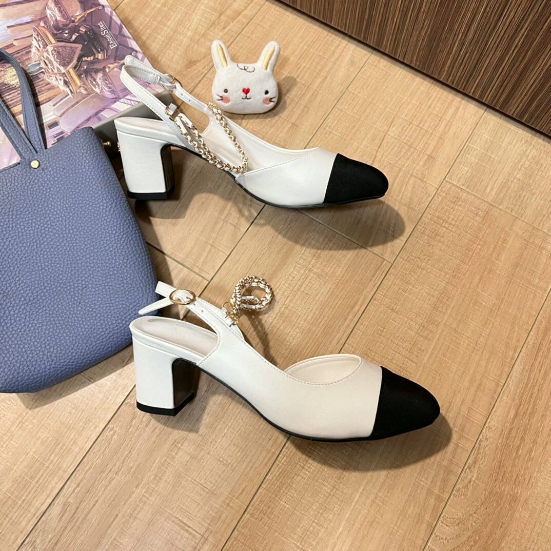 Women Slingback Pumps Two Tone - đánh giá và giá Sandals