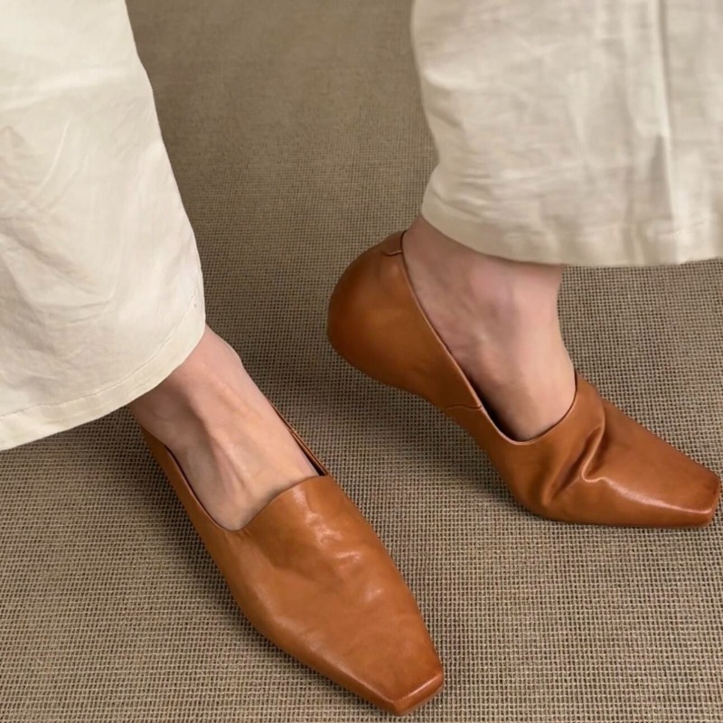 Retro Flat Loafers Women's Sli - đánh giá và giá Heels