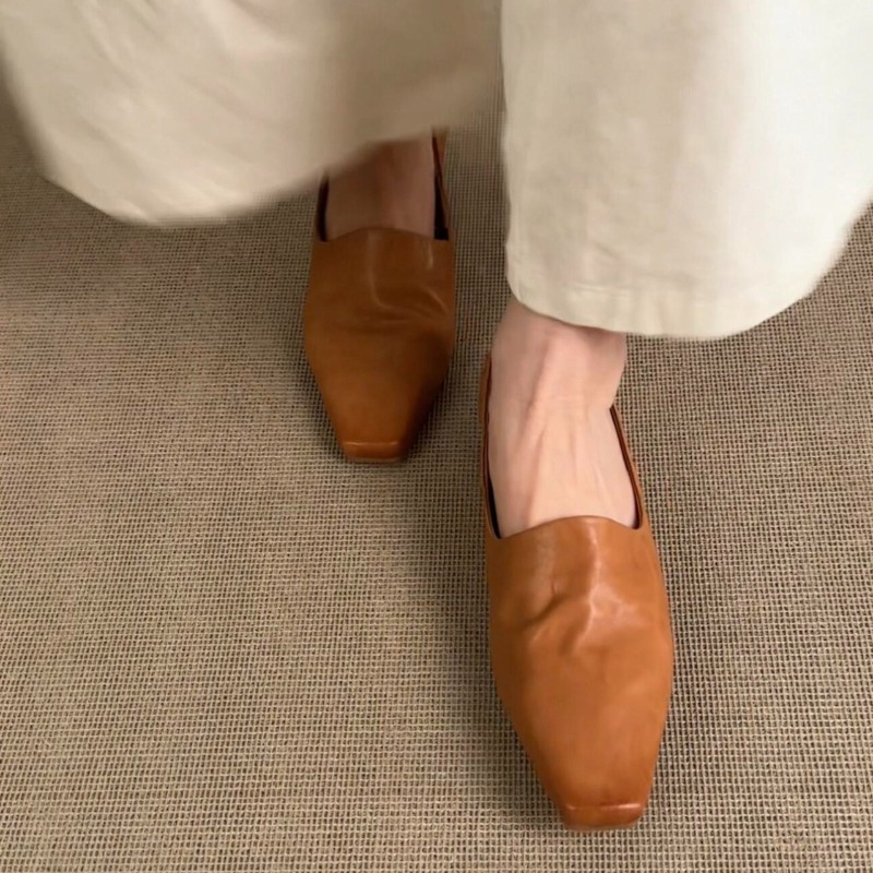 Retro Flat Loafers Women's Sli - đánh giá và giá Heels